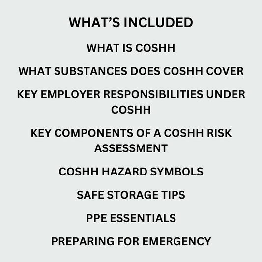 COSHH Basics Guide