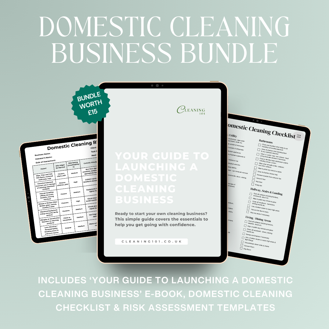 Domestic Cleaning Business Bundle – Digital Download