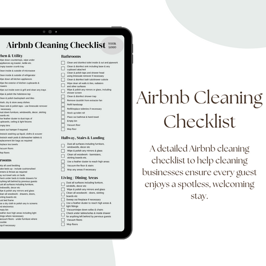 Airbnb Cleaning Checklist