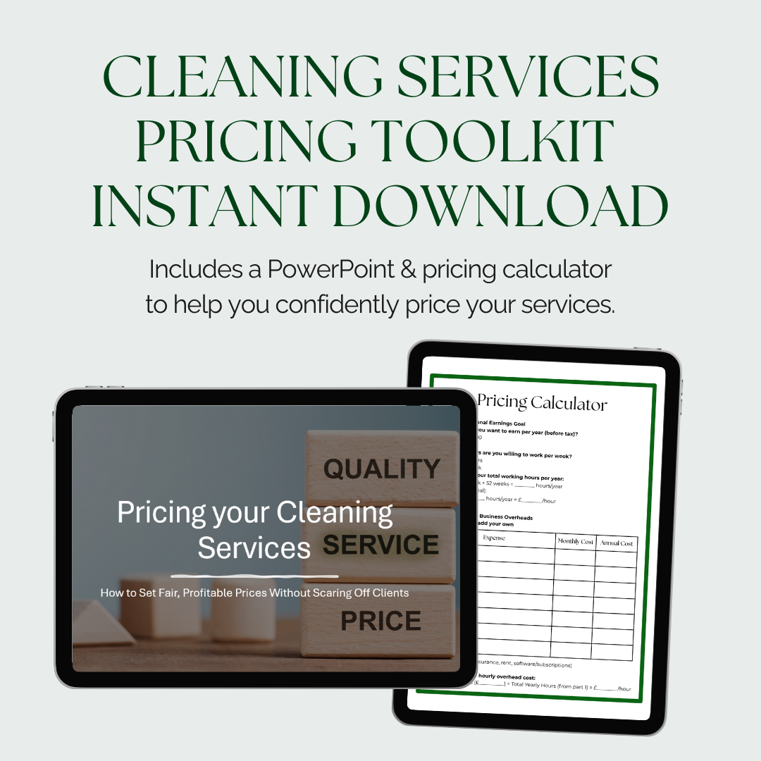 Pricing Your Cleaning Services - Pricing Calculator & Guide