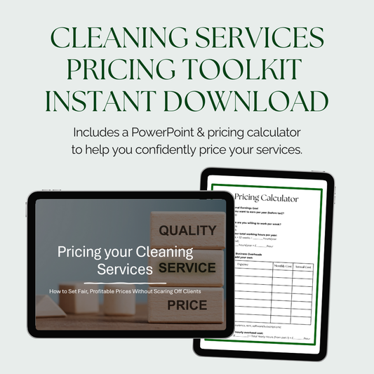 Pricing Your Cleaning Services - Pricing Calculator & Guide