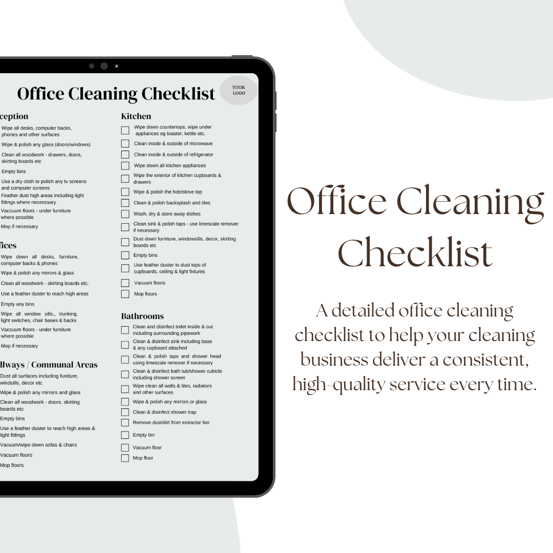 Office Cleaning Checklist