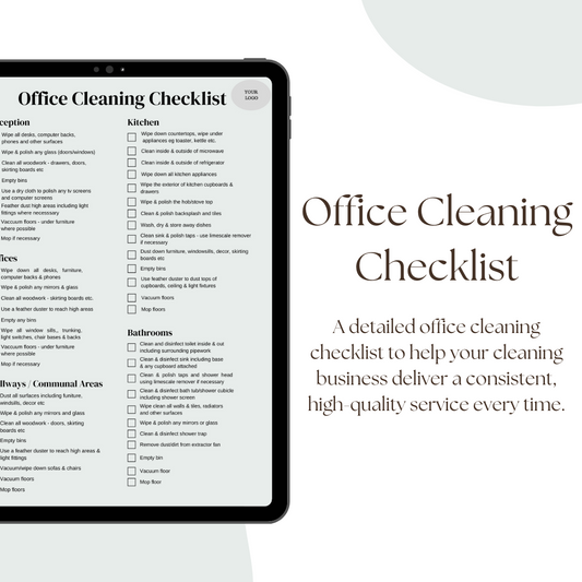Office Cleaning Checklist
