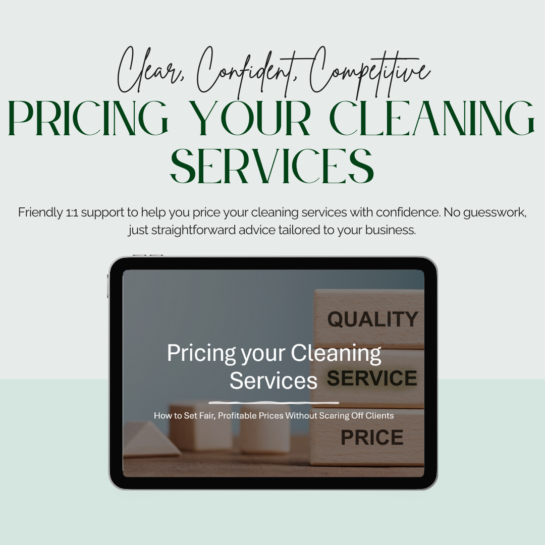 Pricing your Services: Coaching Session for Cleaning Business Owners